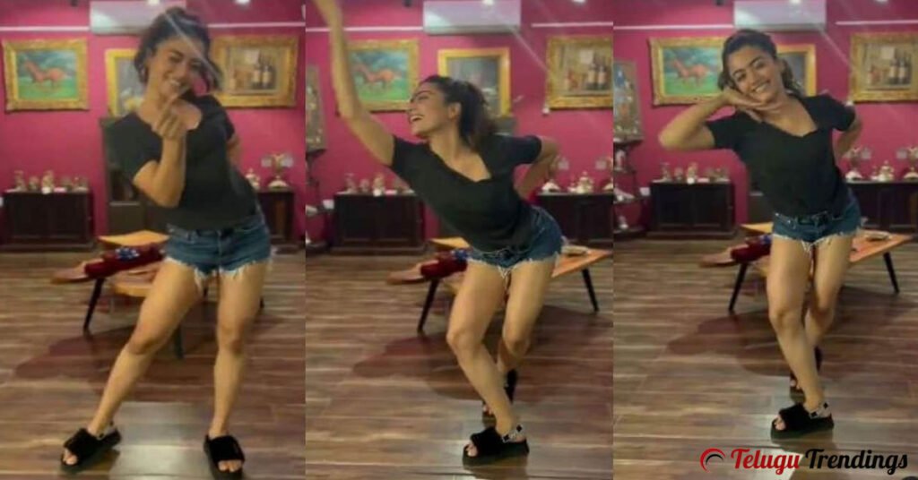 Rashmika Mandanna Hot Dance Steps to Sami Sami Song