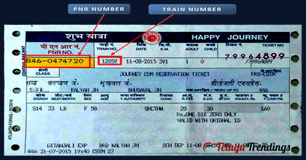 What does the 5-Digit Number on a Train Ticket Mean?
