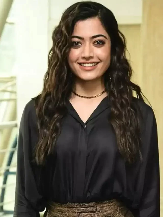 Rashmika Mandanna Cute Black Dress Pics