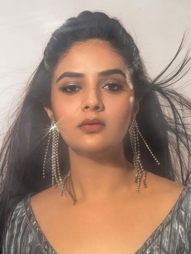 Sreemukhi Stellar Stilss in Silver Outfit (9)