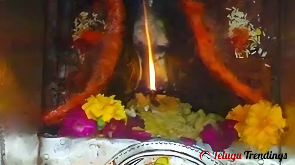 Jwalamukhi Temple's eternal flame burning continuously