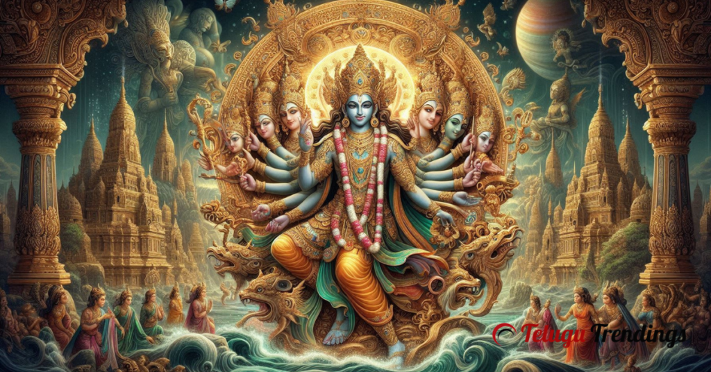 Koorma avatharam, Lord Vishnu, Hindu mythology