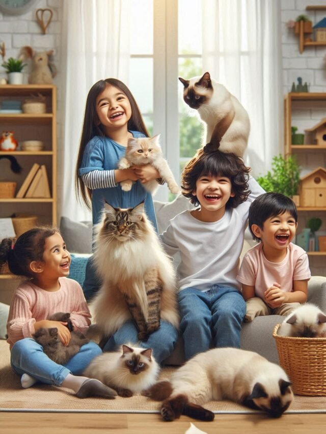 Top kid-friendly cat breeds