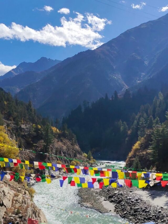 A scenic view of the Kullu Valley with the Beas River