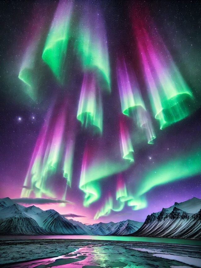 Northern Lights Glow After Rare Double Solar Eruption