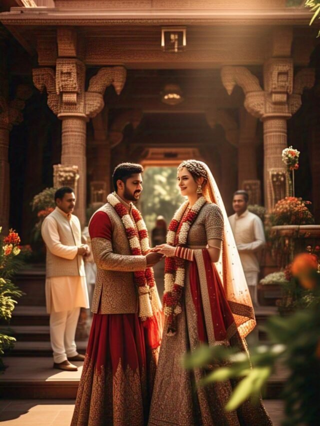 Top destination wedding locations in India including palaces, beaches, and mountains