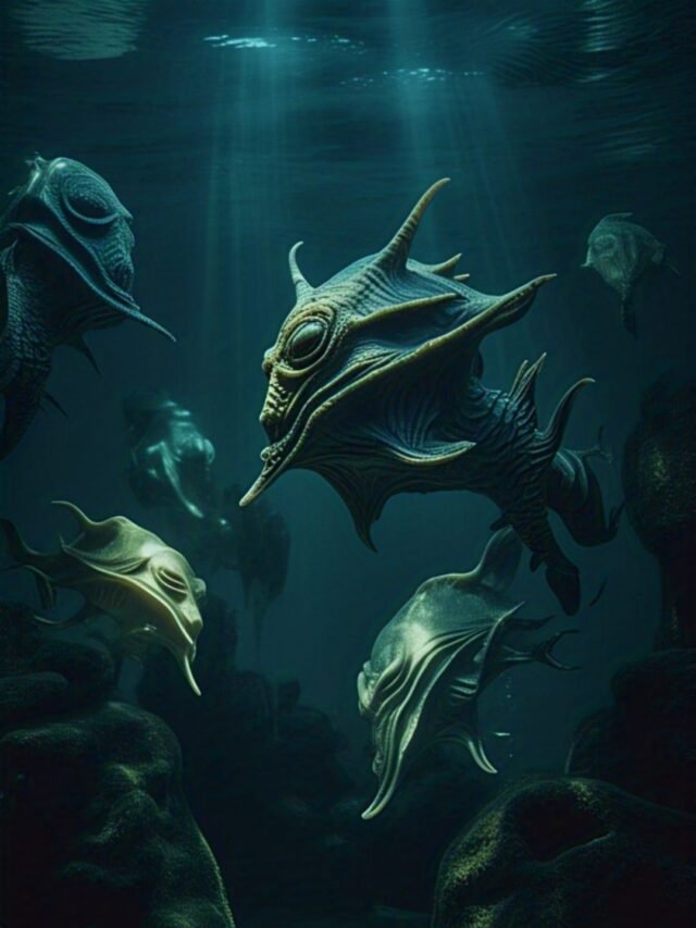 A strange and fascinating creature found in the deep ocean, showcasing the mysteries of marine life.