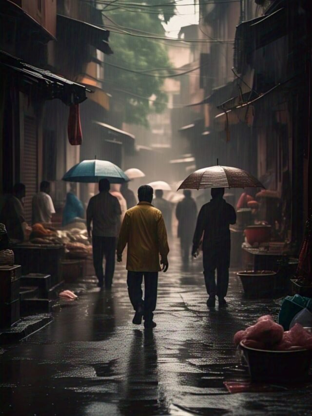 Scenic view of a hill station in India during the monsoon season