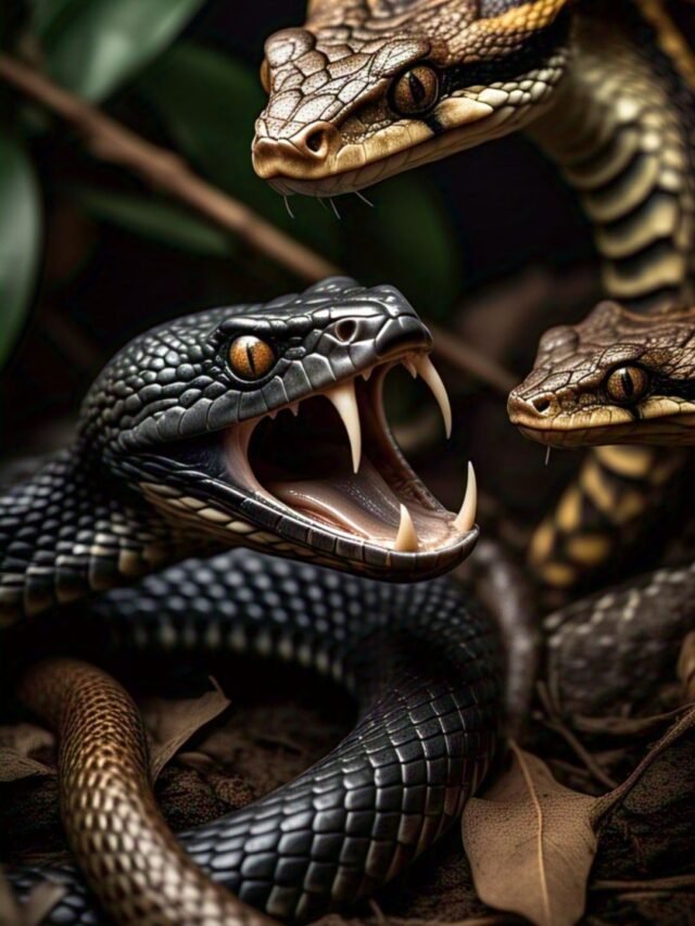 A highly venomous snake that is considered one of the most dangerous in the world.