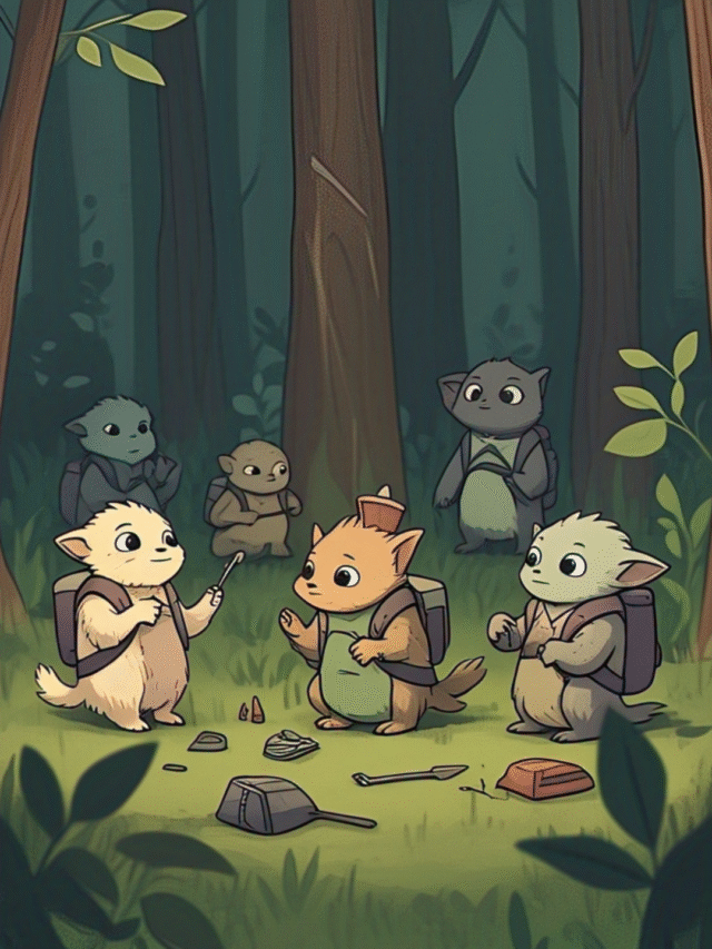 Wild and marine animals using clever survival strategies to escape predators