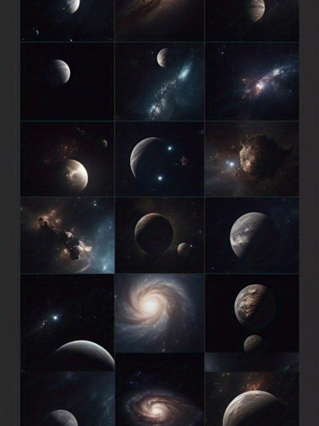 Stunning deep space photograph captured by NASA, showing galaxies, nebulae, or stars located light-years away