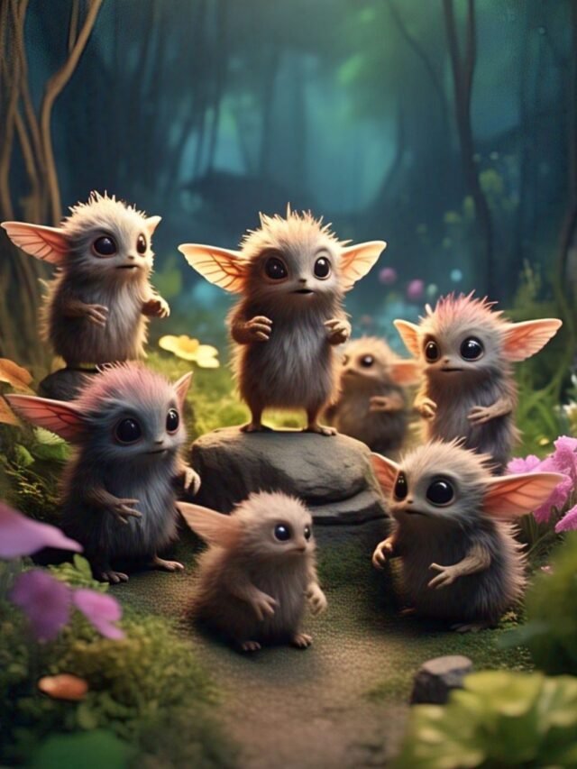 A collage of powerful tiny creatures like bullet ant, mantis shrimp, and dart frog showcasing their hidden strength