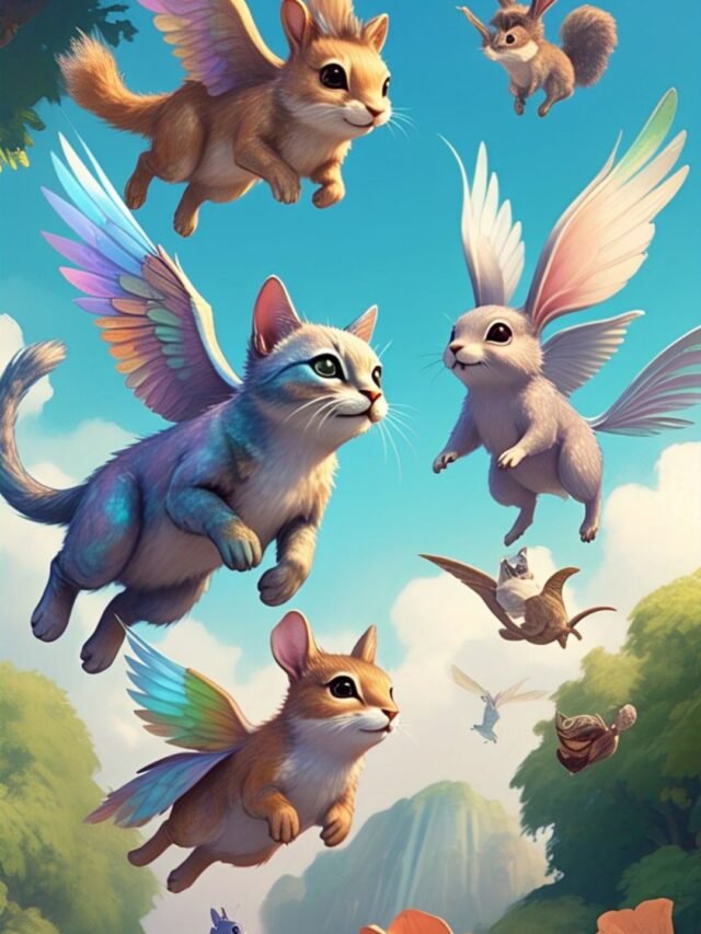 A collection of animals that can fly or glide, excluding birds, like bats and flying squirrels