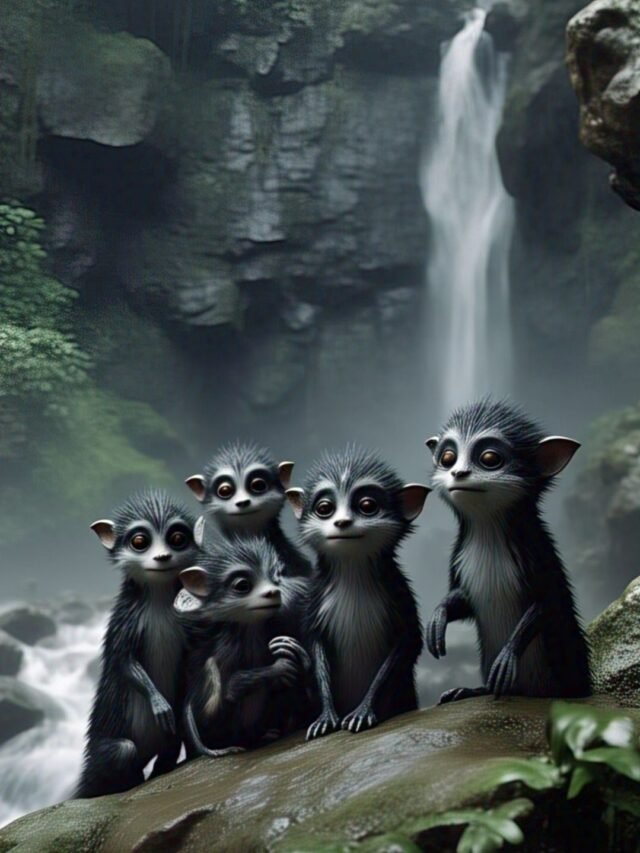 Beautiful black and white animal showcasing unique natural patterns and striking contrast