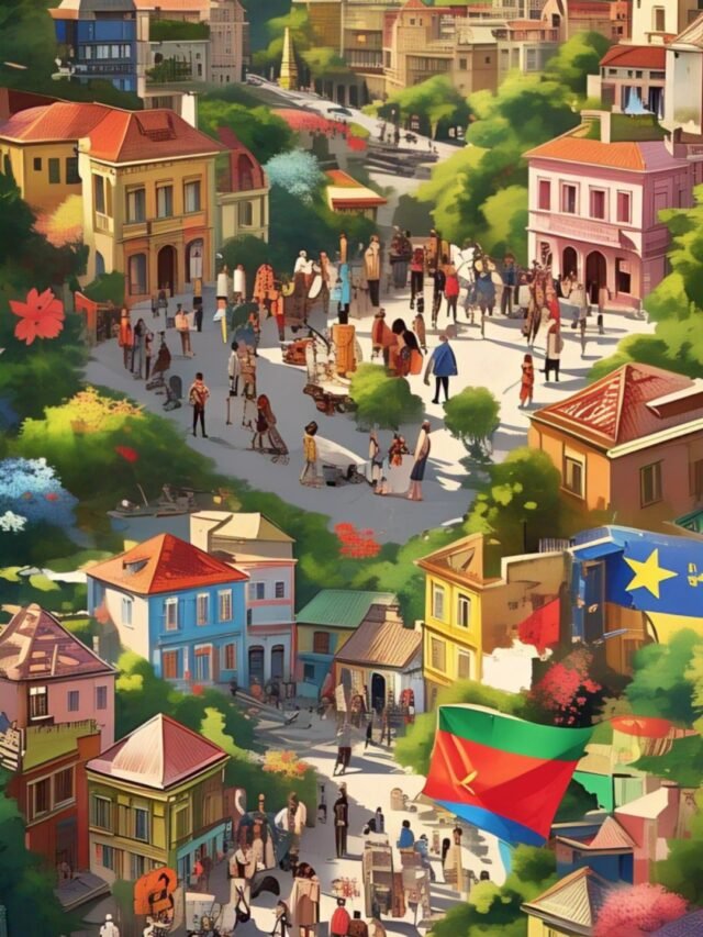 World map showing top 10 happiest countries based on 2025 happiness index