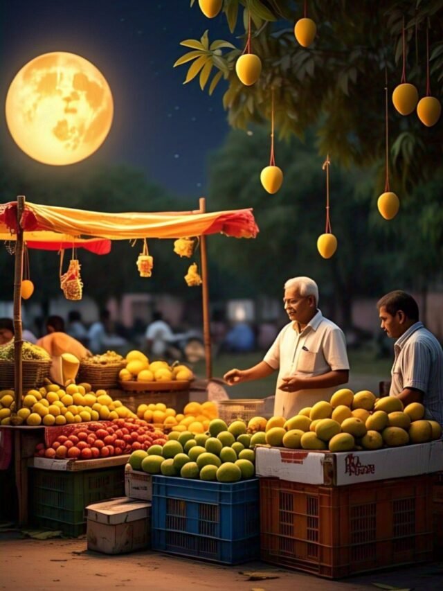 A collage of popular mango varieties from different Indian states