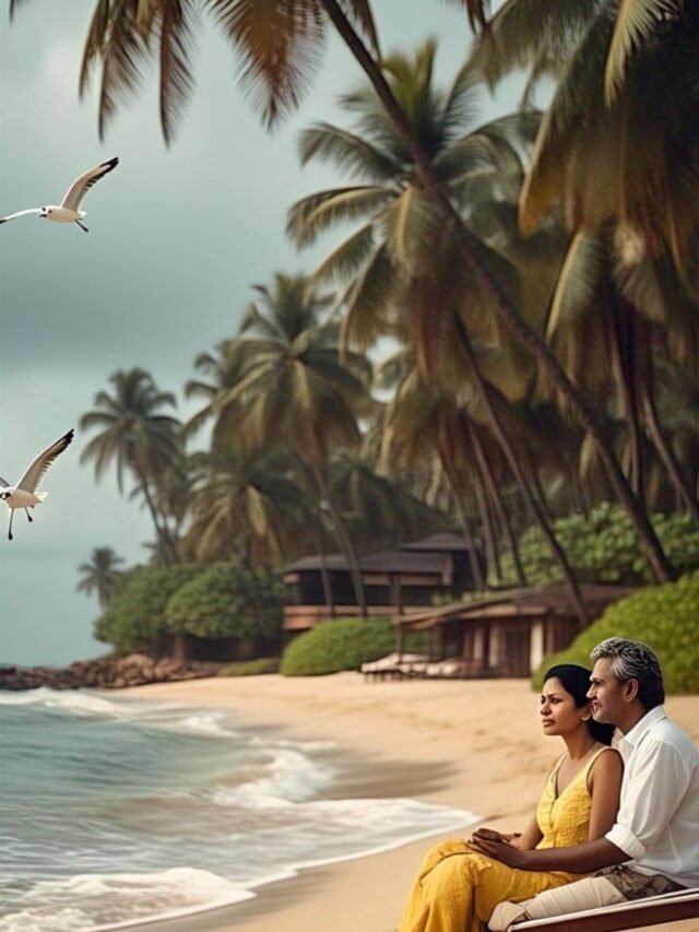 Scenic view of lush green hills and waterfalls in South India during monsoon