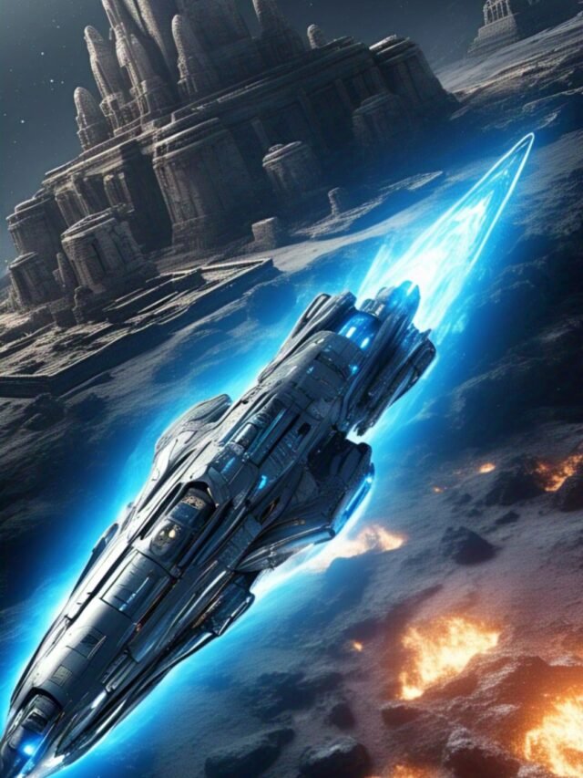 Illustration showing common space myths like floating astronauts, black holes, and the moon landing