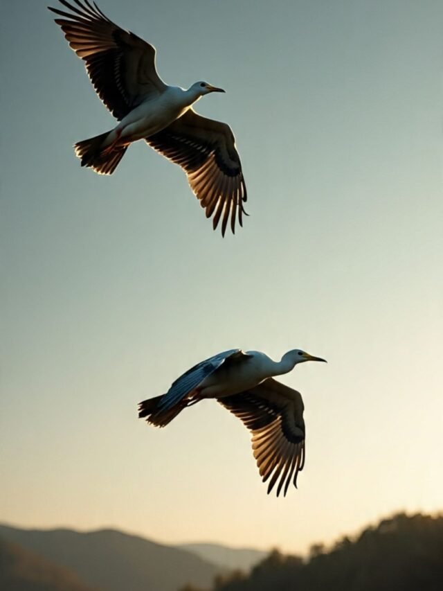 Collage of famous U.S. birds including Bald Eagle, Cardinal, Blue Jay, and Hummingbird in scenic landscapes