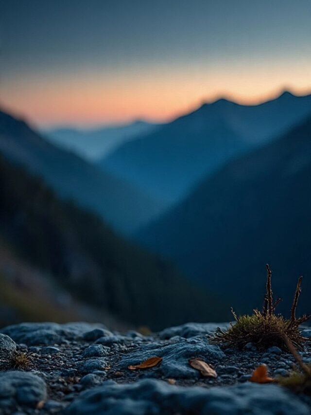 A dark mountain silhouette at night, illustrating mysterious sounds and natural phenomena.