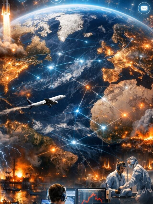 surprising events happening around the world in sixty seconds infographic concept