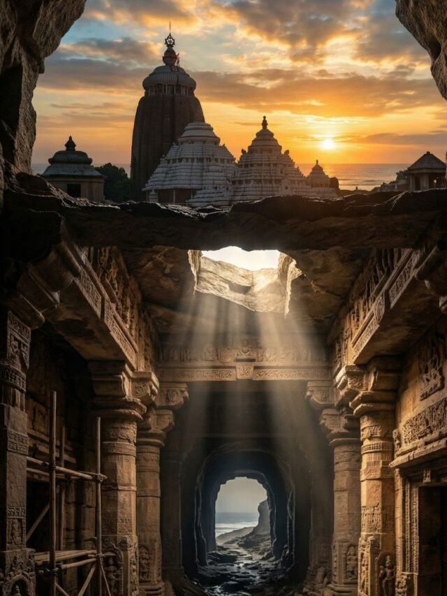 Underground structures and a possible tunnel were discovered near the Puri Jagannath Temple during an archaeological survey.