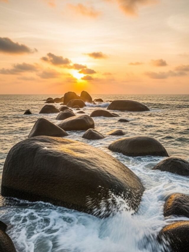 Ram Setu floating stones with a spiritual and scientific explanation concept