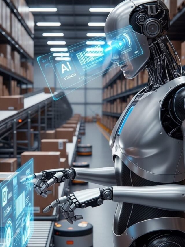 Advanced robot using Google Gemini AI to read product labels and identify objects autonomously in a real-world environment