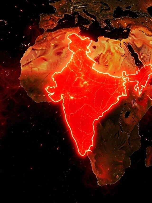 Viral global heat map comparing India and Africa with intense red zones, sparking debate over heat, climate, geography, and deforestation.