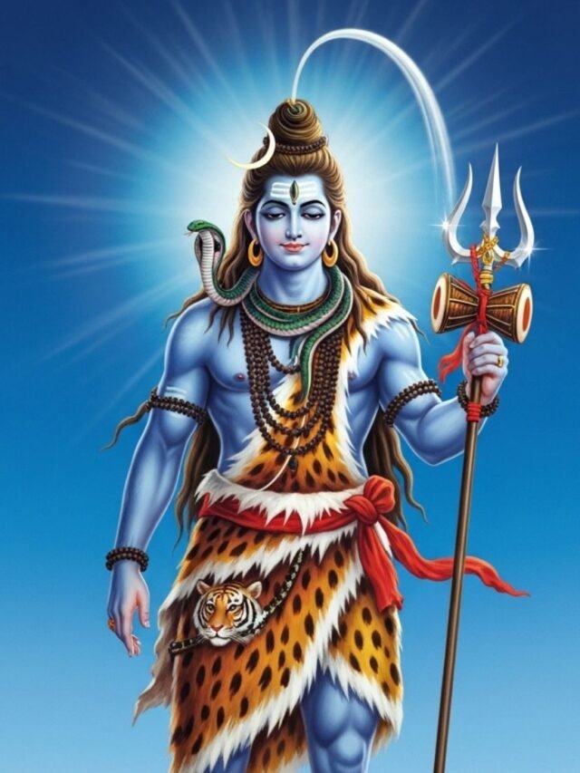 Divine image of Lord Shiva with a spiritual aura symbolizing destiny, separation, and life transformation