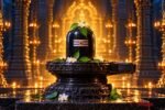 పూలు, బిల్వపత్రాలతో అలంకరించిన శివలింగం పక్కన జ్యోతిర్లింగం vs ‘శివలింగం — తేడా ఏమిటి?’ అనే తెలుగు వచనం
